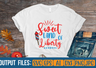 Sweet Land Of Liberty T-Shirt Design On Sale