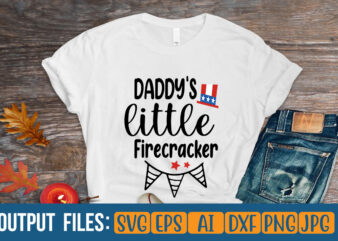 daddy s little firecracker t-shirt design