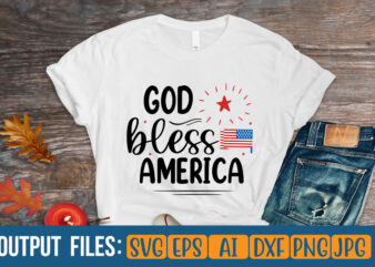 god bless america t-shirt design