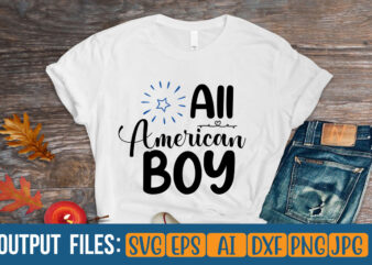 All American Boy t-shirt design