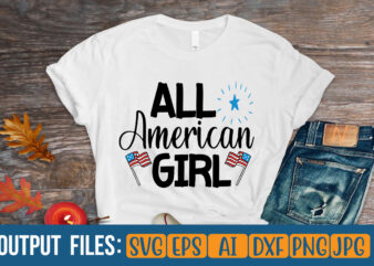 All American Girl t-shirt design