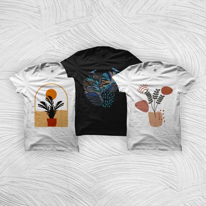 nature abstract t-shirt designs bundle, cool t-shirt design, abstract t shirt design for commercial use