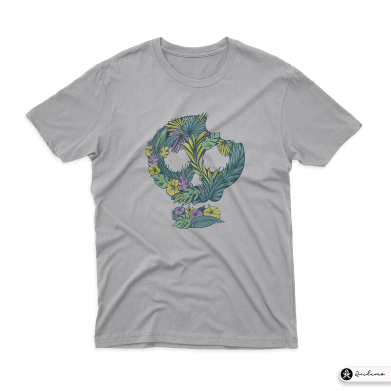 Skull Floral - Buy t-shirt designs
