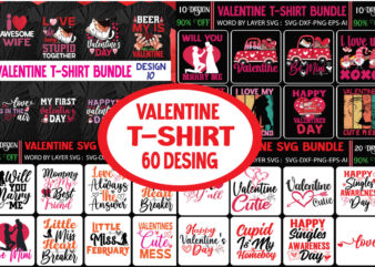 Valentine T-Shirt Design Bundle, Valentine T-Shirt Design Quotes, Coffee is My Valentine T-Shirt Design, Coffee is My Valentine SVG Cut File, Valentine T-Shirt Design Bundle , Valentine Sublimation Bundle ,Valentine’s