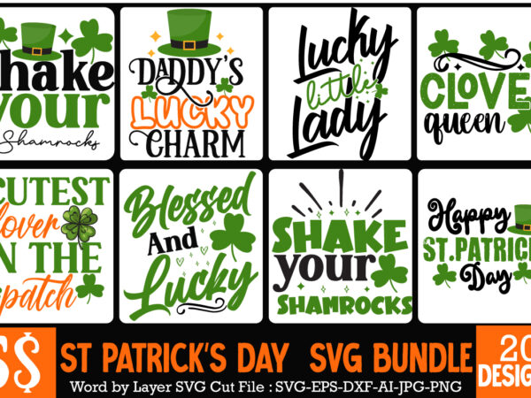 St. patrick’s day svg bundle, st patrick’s day quotes, gnome svg, rainbow svg, lucky svg, st patricks day rainbow, shamrock,cut file cricut ,st. patrick’s day svg bundle, st patrick’s day t shirt template vector