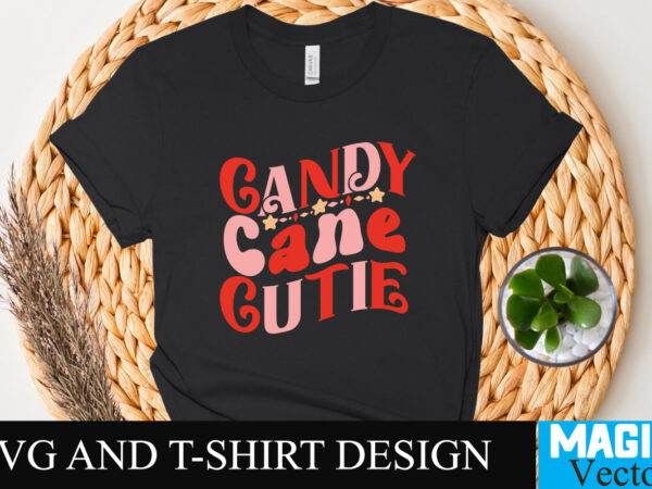 Candy cane cutie t-shirt design,retro valentines svg bundle, retro valentine designs svg, valentine shirts svg, cute valentines svg, heart shirt svg, love, cut file cricut,valentine svg bundle, kids valentine svg,