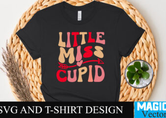 Little Miss Cupid 2 T-shirt Design,Retro Valentines SVG Bundle, Retro Valentine Designs svg, Valentine Shirts svg, Cute Valentines svg, Heart Shirt svg, Love, Cut File Cricut,Valentine svg Bundle, Kids Valentine