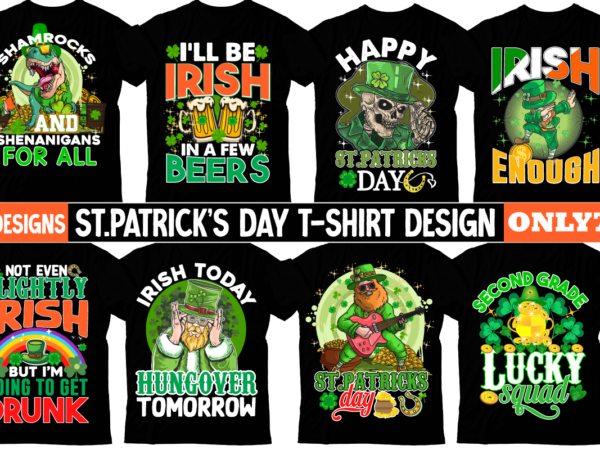 St.patrick”s day t-shirt design bundle, st.patrick’s day t-shirt design, svg cute file,.studio files, 100 patrick day vector t-shirt designs bundle, baby mardi gras number design svg, buy patrick day t-shirt