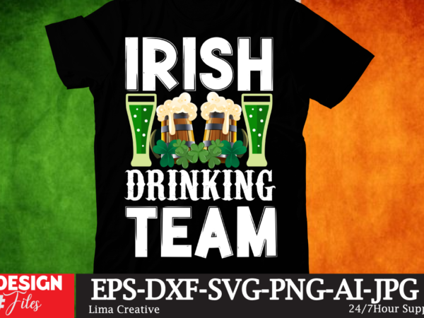 St.patrick’s day t-shirt design,irish drinking team t-shirt design, st.patrick”s day t-shirt design bundle, st.patrick’s day t-shirt design, svg cute file,.studio files, 100 patrick day vector t-shirt designs bundle, baby mardi