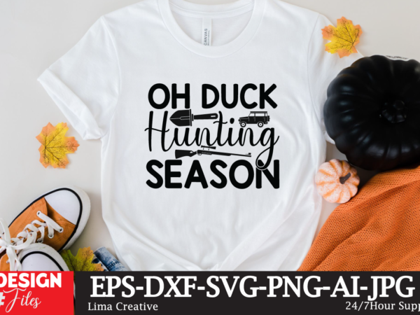 Oh duck hunting season t-shirt design,mens hunting gift for dad, my favorite hunting partners call me dad, hunting dad gift short-sleeve unisex t-shirt hunting shirt, hunter gift, i like hunting