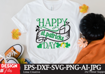 Happy St.Patrick’s Day T-shirt Design,.studio files, 100 patrick day vector t-shirt designs bundle, Baby Mardi Gras number design SVG, buy patrick day t-shirt designs for commercial use, canva t shirt