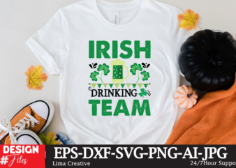 Irish Drinking Team T-shirt Design,.studio files, 100 patrick day vector t-shirt designs bundle, Baby Mardi Gras number design SVG, buy patrick day t-shirt designs for commercial use, canva t shirt