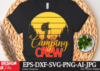 Camping Crew T-shirt design,Camping Crew T-Shirt Design , Camping Crew T-Shirt Design Vector , camping T-shirt Desig,Happy Camper Shirt, Happy Camper Tshirt, Happy Camper Gift, Camping Shirt, Camping Tshirt, Camper