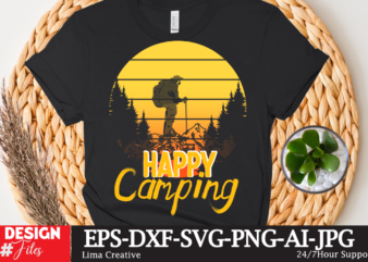 Happy Camping T-shirt Design,Camping Crew T-Shirt Design , Camping Crew T-Shirt Design Vector , camping T-shirt Desig,Happy Camper Shirt, Happy Camper Tshirt, Happy Camper Gift, Camping Shirt, Camping Tshirt, Camper