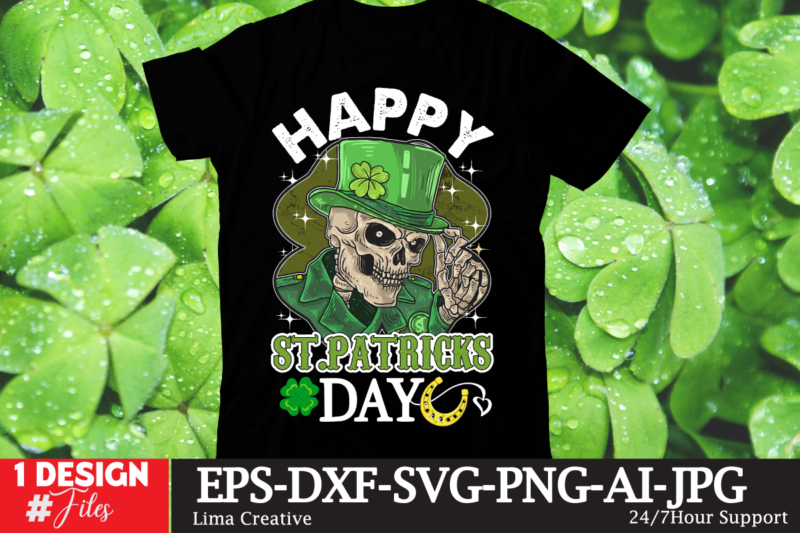 happy st.patrick's day T-shirt Design,.studio files, 100 patrick day vector t-shirt designs bundle, Baby Mardi Gras number design SVG, buy patrick day t-shirt designs for commercial use, canva t shirt