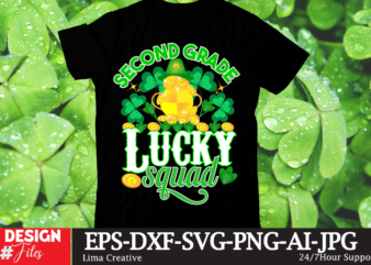 second grade lucky squad T-shirt Design,.studio files, 100 patrick day vector t-shirt designs bundle, Baby Mardi Gras number design SVG, buy patrick day t-shirt designs for commercial use, canva t