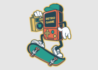 RETRO GAME CARTOON