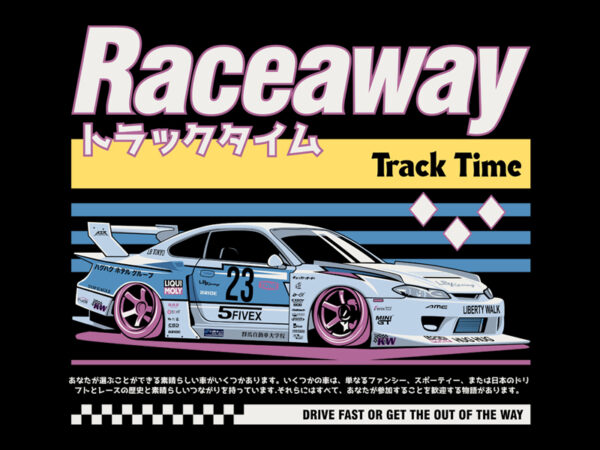 Raceaway t shirt design online