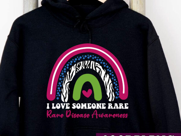 Rare disease awareness i love someone rare zebra ribbon groovy nc t shirt design online