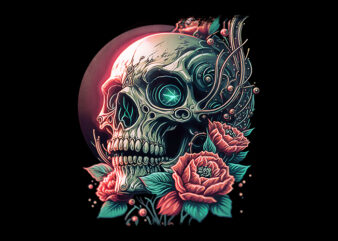 Resilience Skull t shirt design online