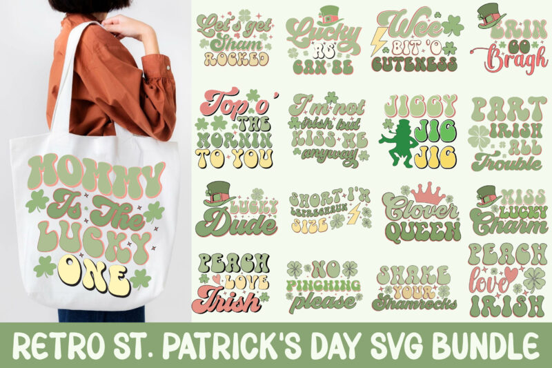 Retro St. Patrick’s Day Svg Bundle