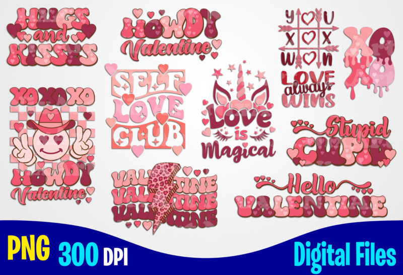 Valentines bundle, Lightning Bolt, Cupid, Retro, Aesthetic, Leopard,  Checkered, Smiley, Valentine's day sublimation t shirt design - Buy t-shirt  designs