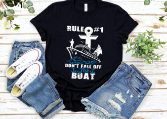 Rule 1 Don_t Fall Off The Boat Funny Cruise Cruising Cruiser NL