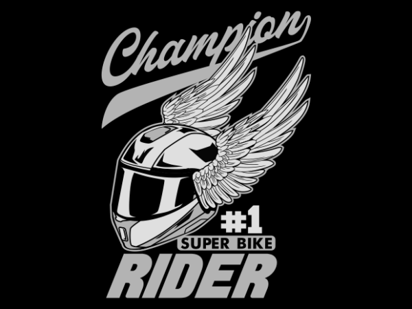 Superbike helmet t shirt template vector