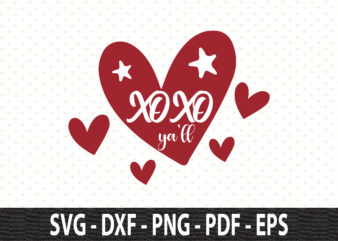 Xo Xo Ya’ll svg