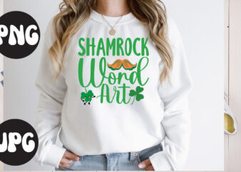 Shamrock Word ArtSt Patrick’s Day Bundle,St Patrick’s Day SVG Bundle,Feelin Lucky PNG, Lucky Png, Lucky Vibes, Retro Smiley Face, Leopard Png, St Patrick’s Day Png, St. Patrick’s Day Sublimation Transfer,Lucky