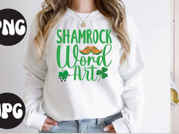 Shamrock word artst patrick’s day bundle,st patrick’s day svg bundle,feelin lucky png, lucky png, lucky vibes, retro smiley face, leopard png, st patrick’s day png, st. patrick’s day sublimation transfer,lucky t shirt template vector