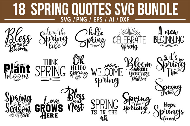 Spring SVG Bundle