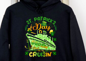 St Patricks Day Cruise Matching Cruising Boozing Drinking NC t shirt template vector