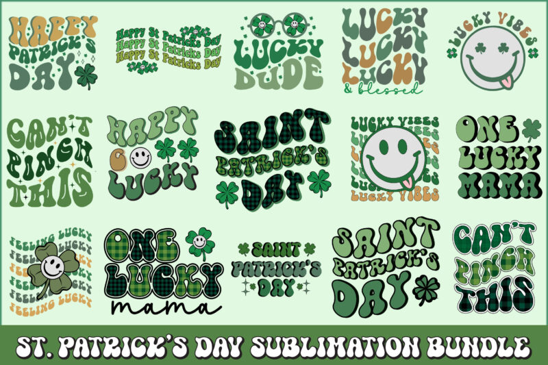 St. Patrick’s Day Sublimation Bundle