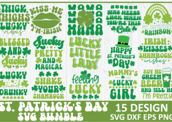 Retro st. patrick's day bundle