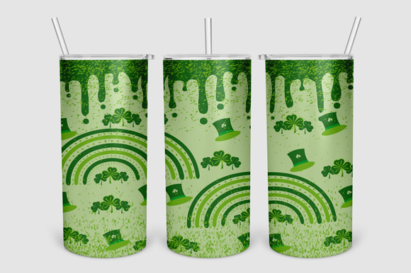 20oz st.patrick’s day tumbler shamrock,st.patrick’s day tumbler design