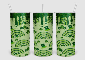 20oz st.patrick's day tumbler shamrock,st.patrick's day tumbler design