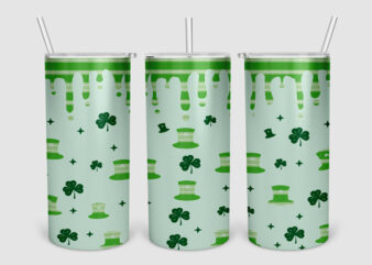 20oz st.patrick's day tumbler shamrock,st.patrick's day tumbler design