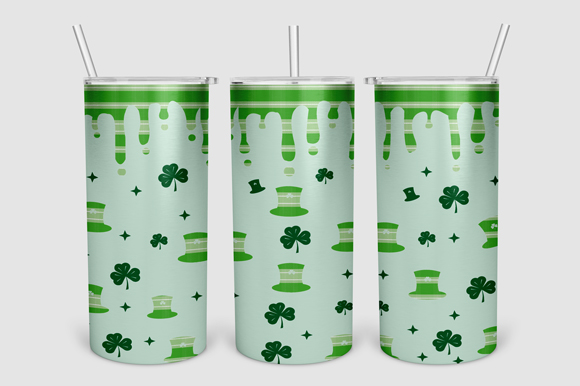 20oz st.patrick’s day tumbler shamrock,st.patrick’s day tumbler design