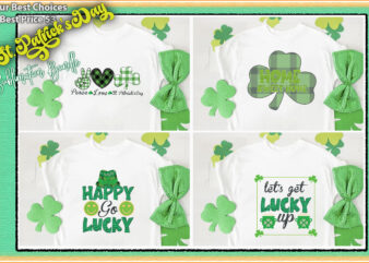 St. Patrick’s Day Sublimation Bundle t shirt template vector