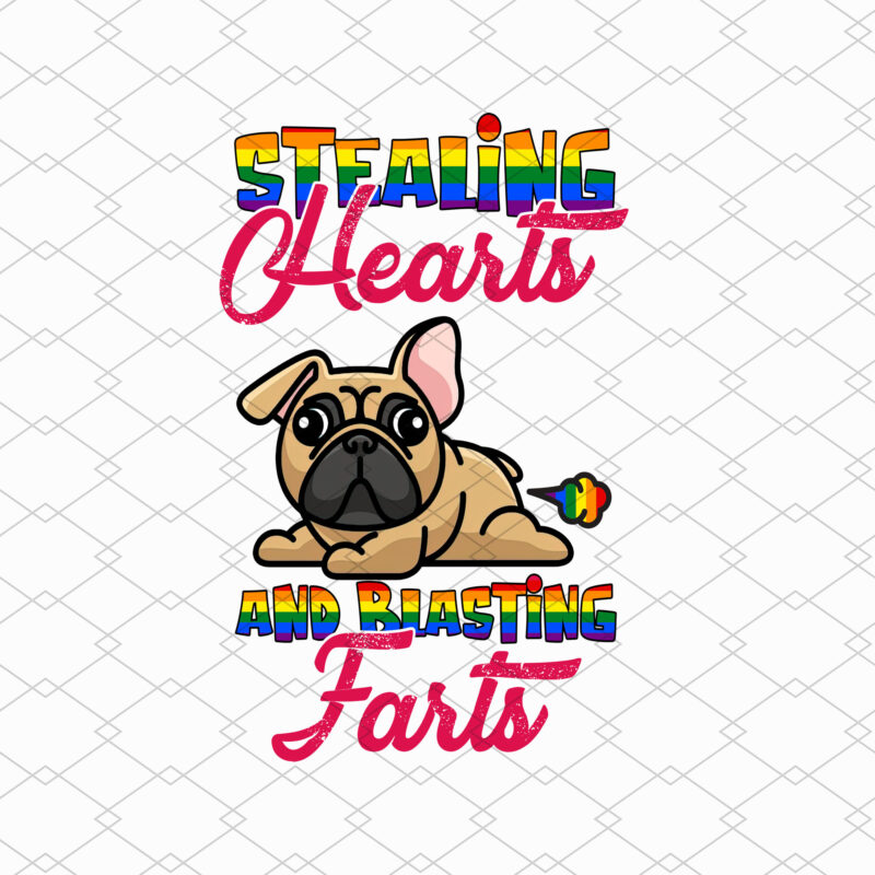 Stealing Hearts And Blasting Farts Funny Cute French Bulldog NL