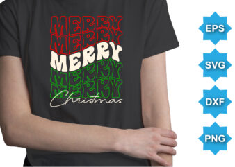 Merry Christmas, Merry Christmas shirts Print Template, Xmas Ugly Snow Santa Clouse New Year Holiday Candy Santa Hat vector illustration for Christmas hand lettered
