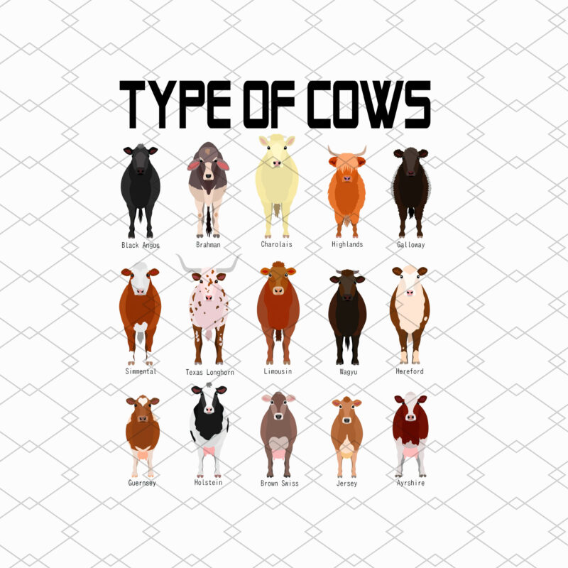 Types Of Cows Farmer Funny Costume Cow Cattle Highland Cows NL