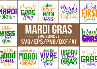 Mardi Gras SVG Bundle t shirt designs for sale