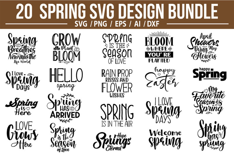 Spring SVG Bundle