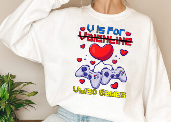 V Is For Video Games Funny Valentine_s Day Gamer Gaming NL