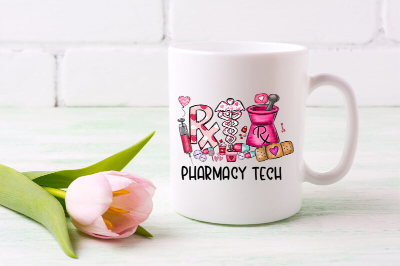 Valentine_s Day Pharmacy Tech Design, Pharmacy Technician Shirt, Valentine Pharmacy Squad, Pharmacist Gift, Pharmacy Valentines PNG file PL