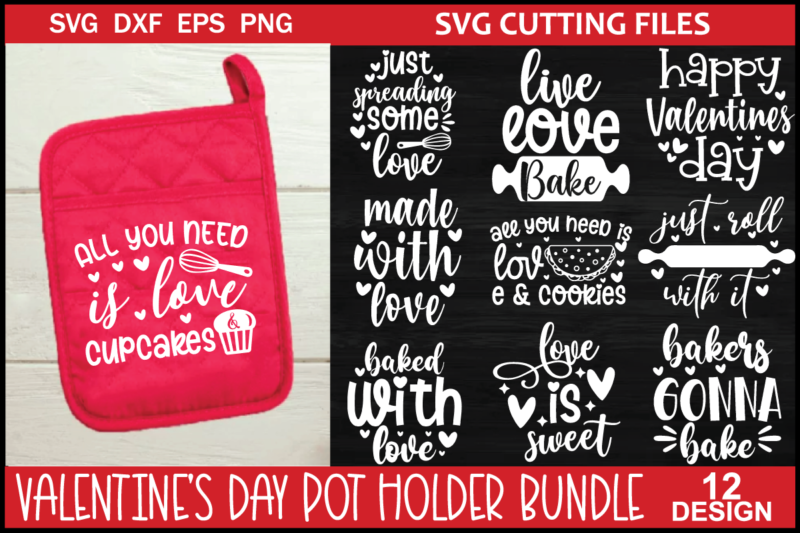 Valentine’s Day Pot Holder Bundle