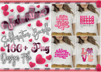 Big Valentine’s Day Sublimation Bundle/160+Designs