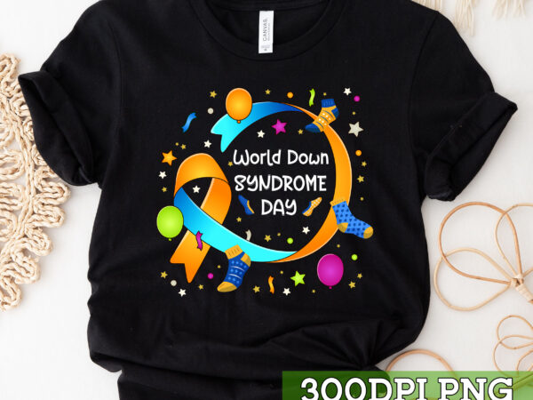 World down syndrome day awareness socks 21 march nc 4 t shirt design for sale